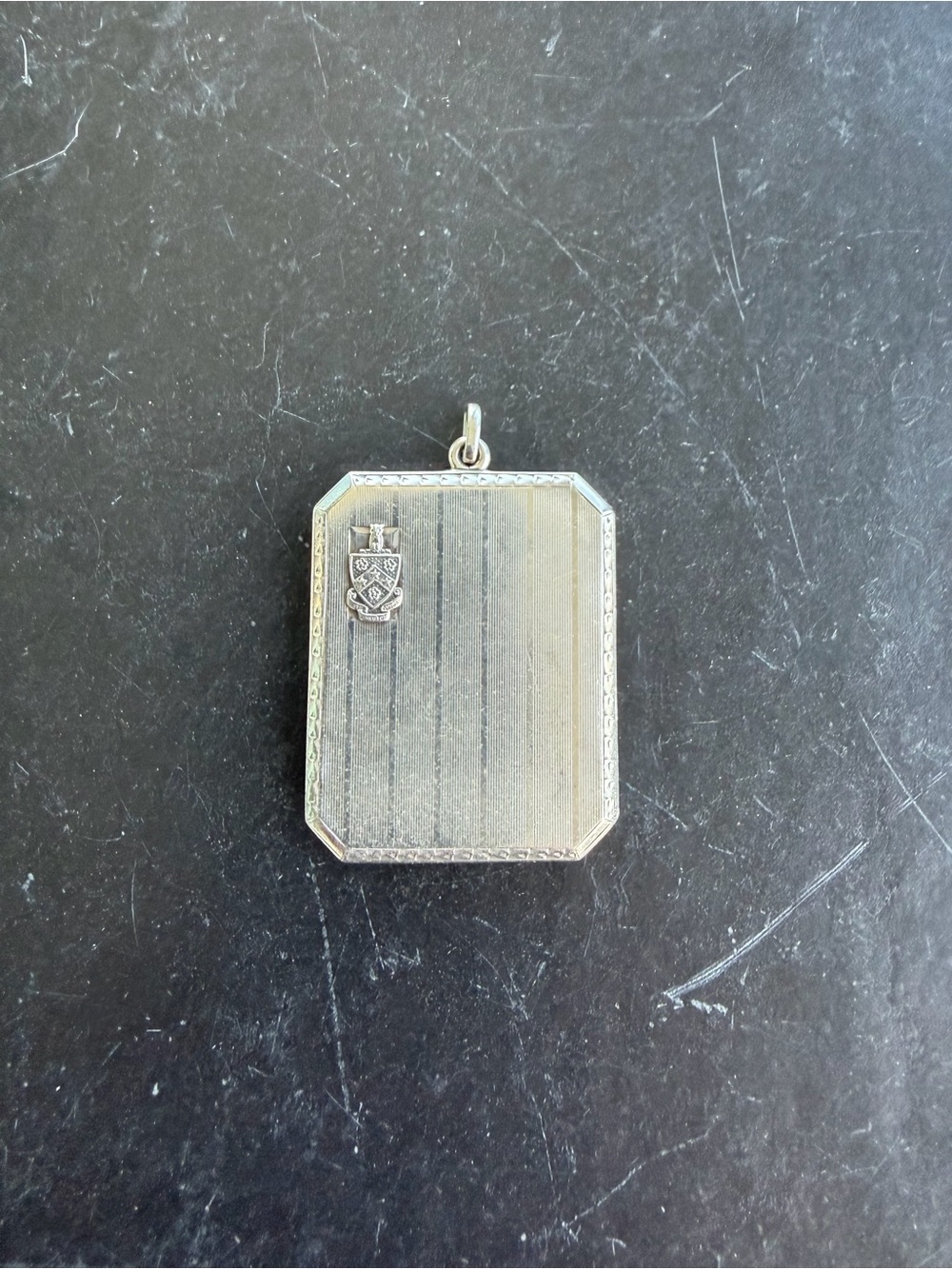 Sterling Silver Rectangular Locket Pendant